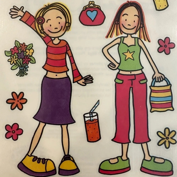 SandyLion Sticker Collection NIP - friends, bday, blues clues, baseball Y2K (9) - Picture 3 of 13